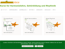 Tablet Screenshot of musicians-place.de